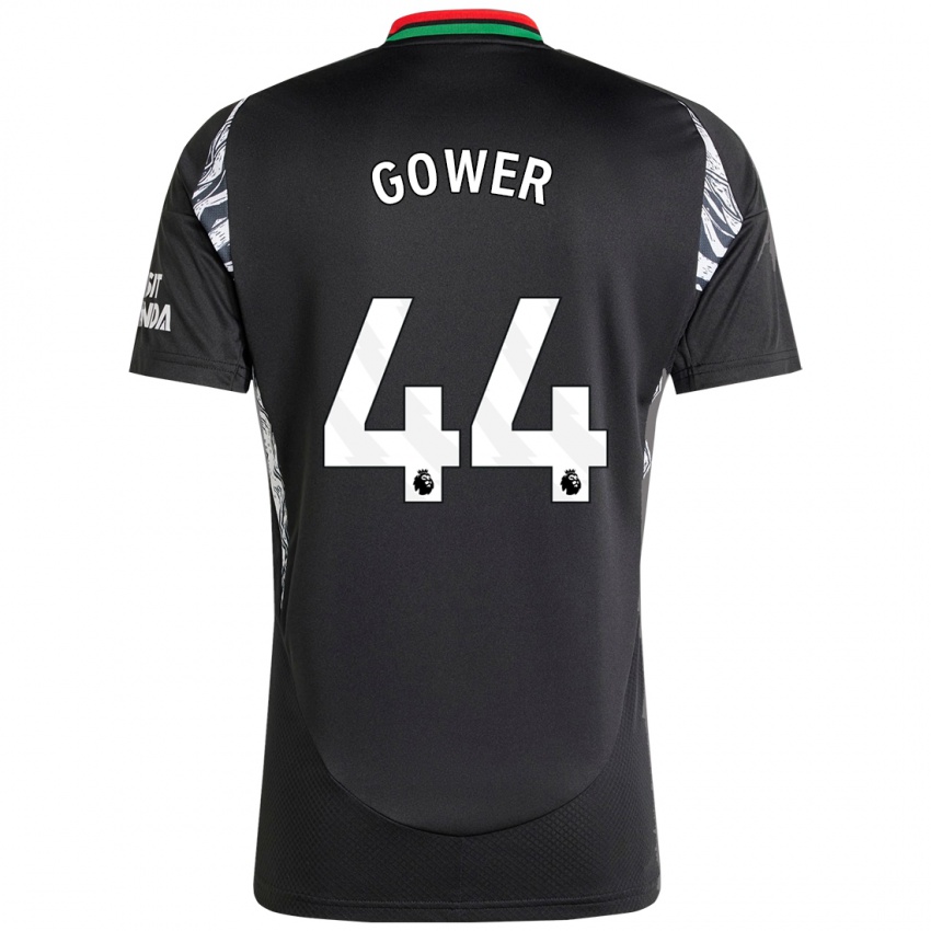 Dames Jimi Gower #44 Zwart Uitshirt Uittenue 2024/25 T-Shirt