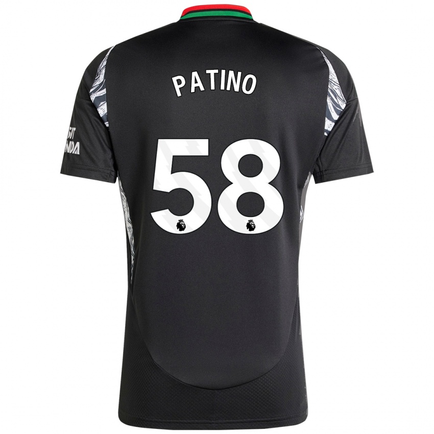 Dames Charlie Patino #58 Zwart Uitshirt Uittenue 2024/25 T-Shirt