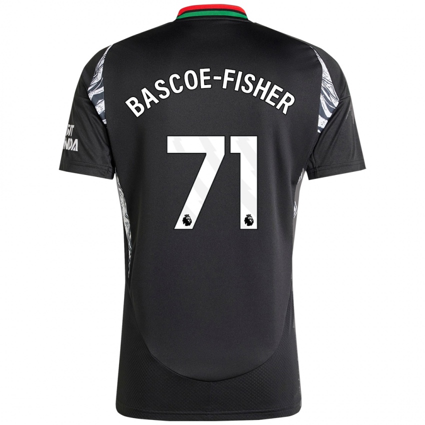 Dames Jakai Bascoe-Fisher #71 Zwart Uitshirt Uittenue 2024/25 T-Shirt