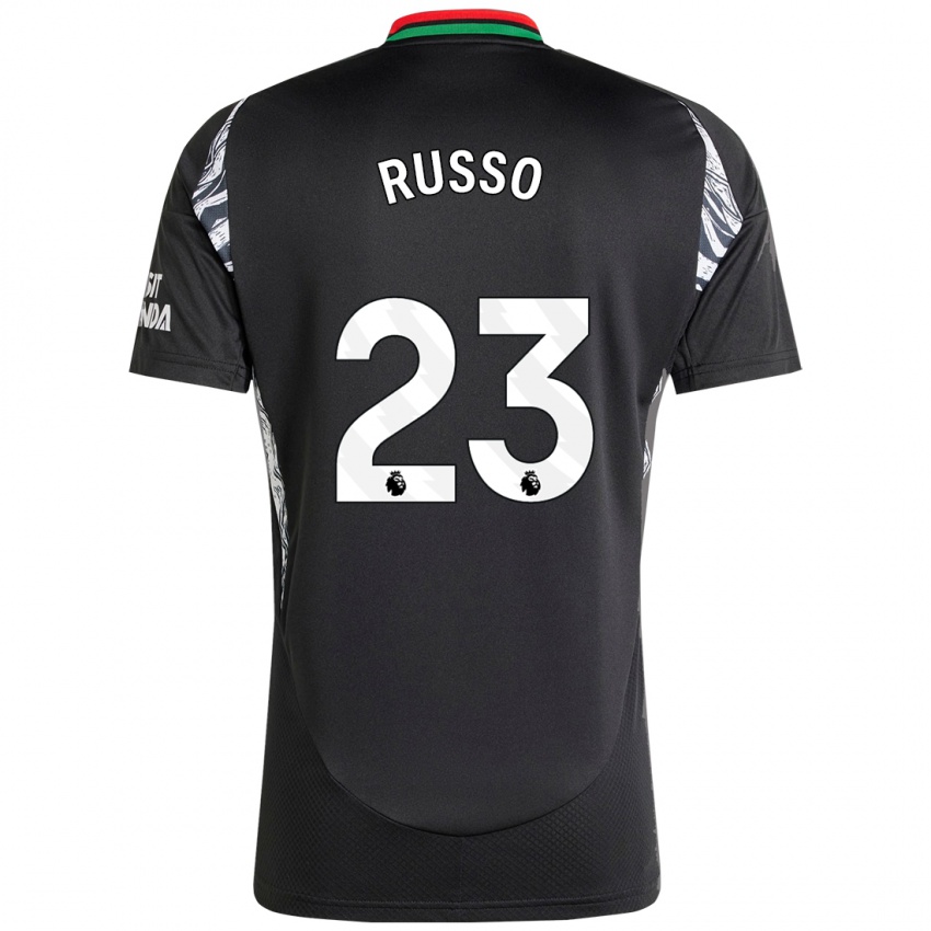 Dames Alessia Russo #23 Zwart Uitshirt Uittenue 2024/25 T-Shirt