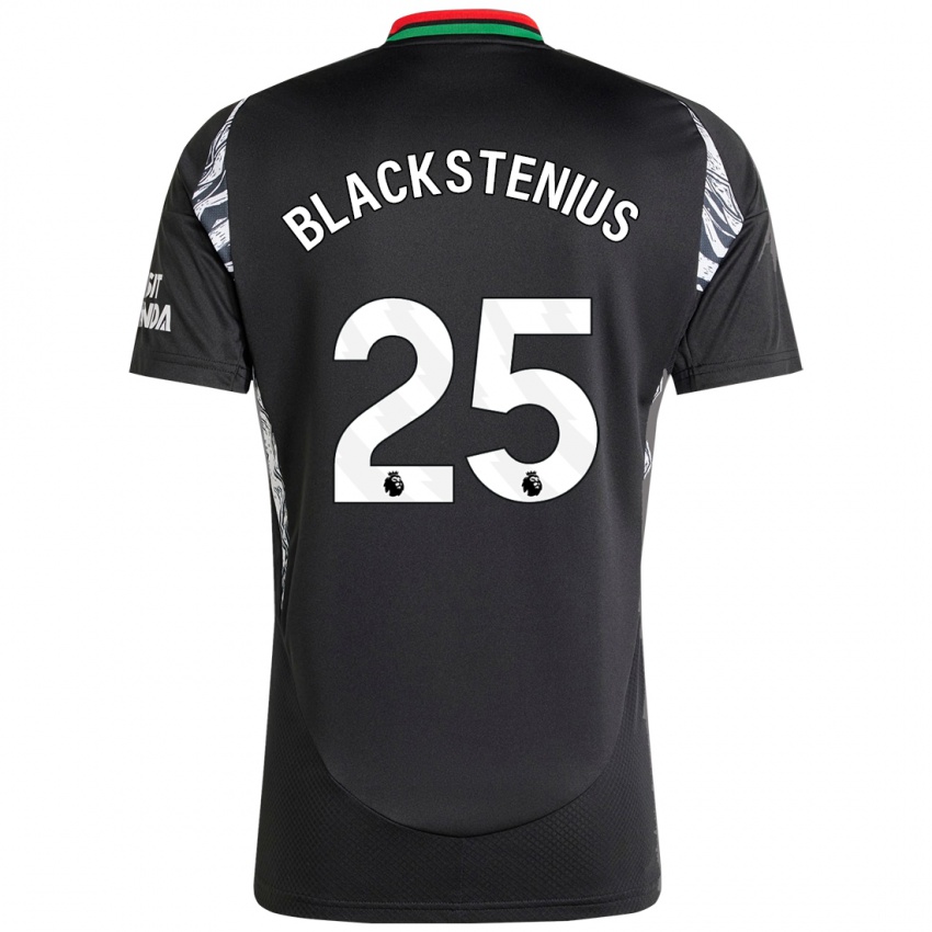 Dames Stina Blackstenius #25 Zwart Uitshirt Uittenue 2024/25 T-Shirt