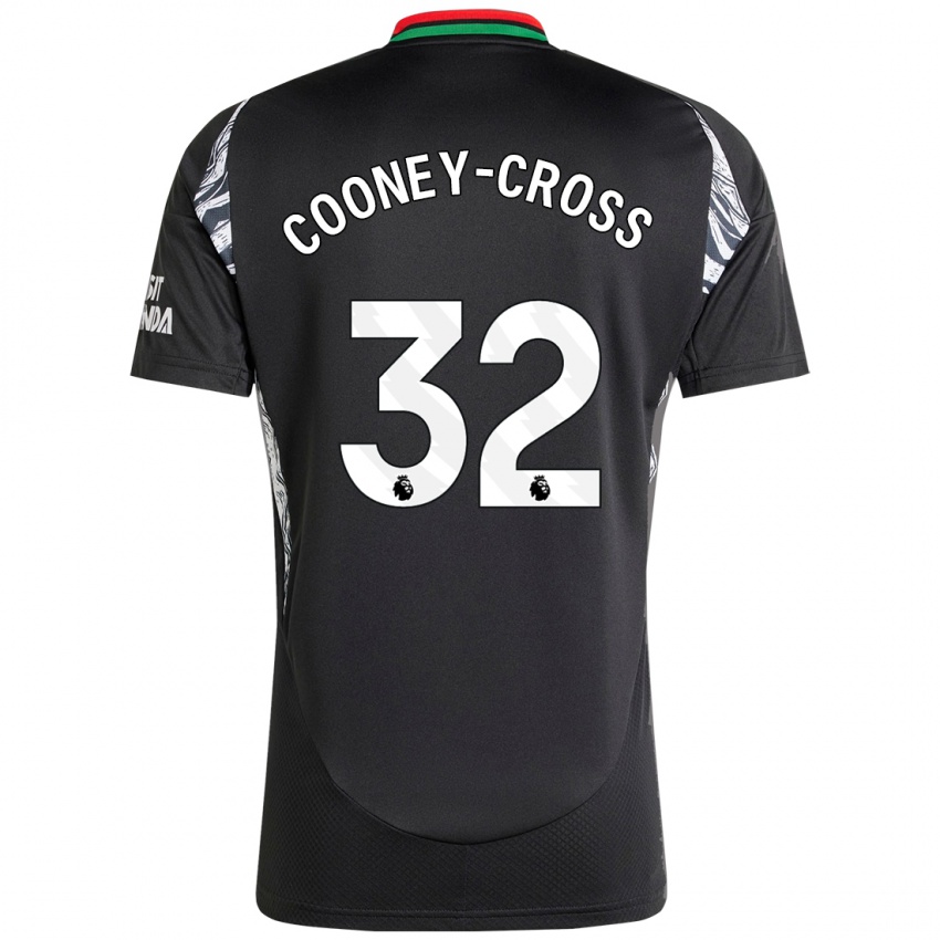 Dames Kyra Cooney-Cross #32 Zwart Uitshirt Uittenue 2024/25 T-Shirt