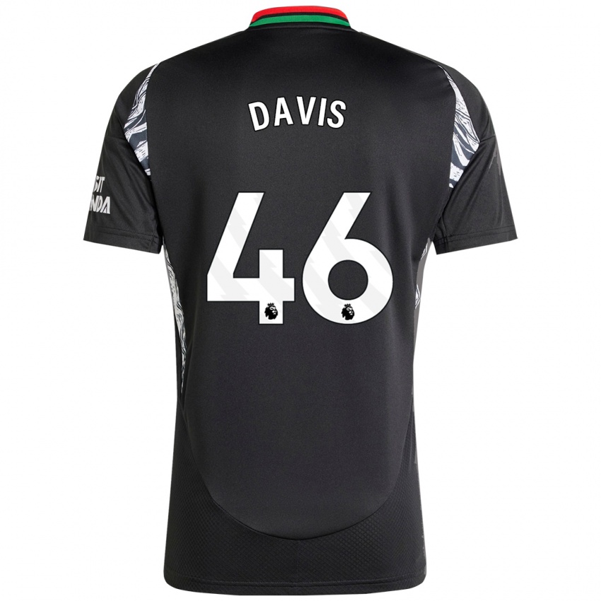 Dames Timi Davis #46 Zwart Uitshirt Uittenue 2024/25 T-Shirt