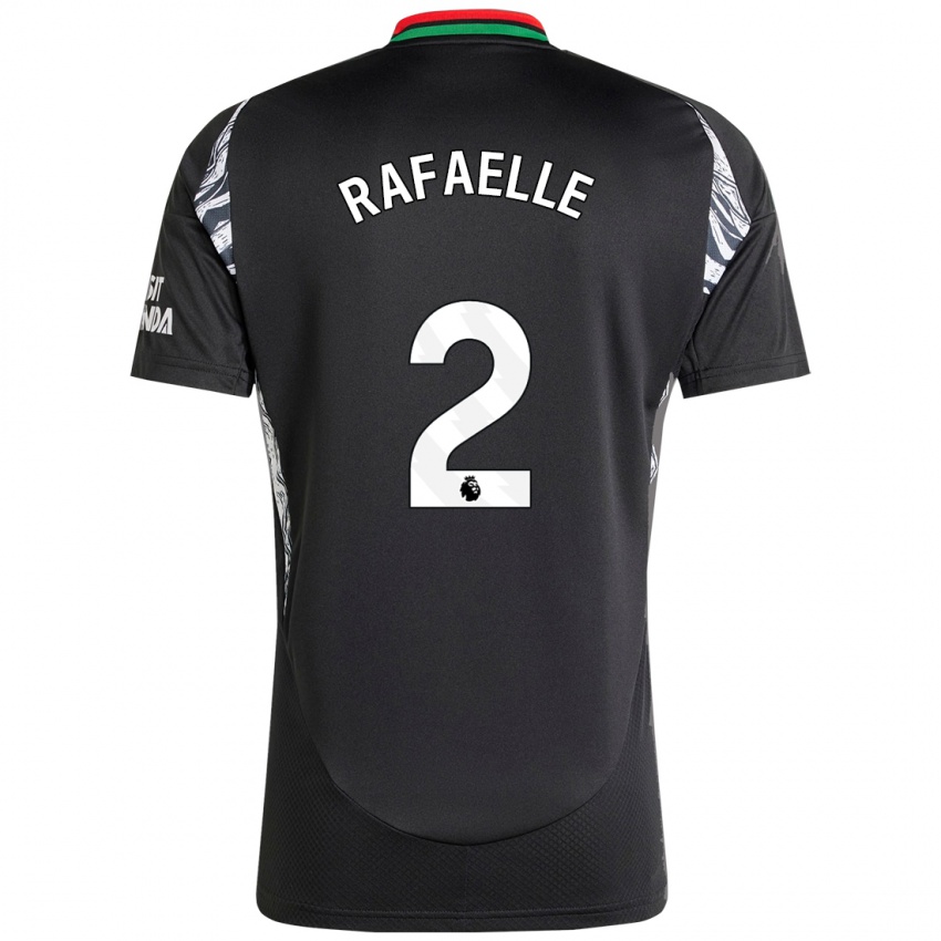 Dames Rafaelle Souza #2 Zwart Uitshirt Uittenue 2024/25 T-Shirt