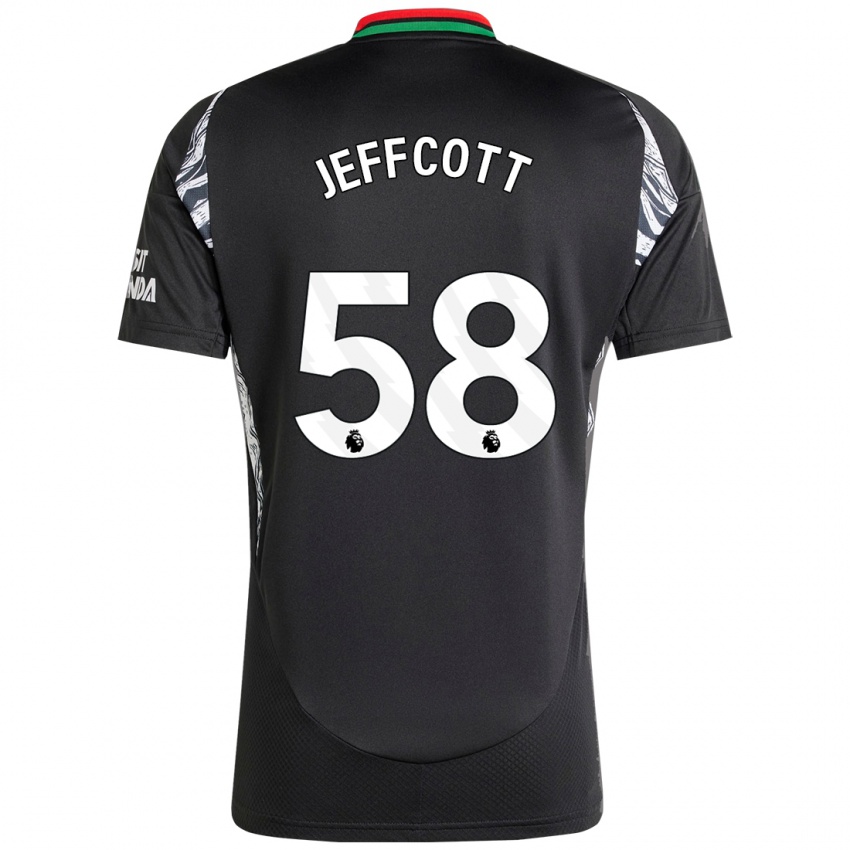 Dames Henry Jeffcott #58 Zwart Uitshirt Uittenue 2024/25 T-Shirt