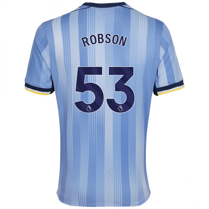 Dames Max Robson #53 Lichtblauw Uitshirt Uittenue 2024/25 T-Shirt