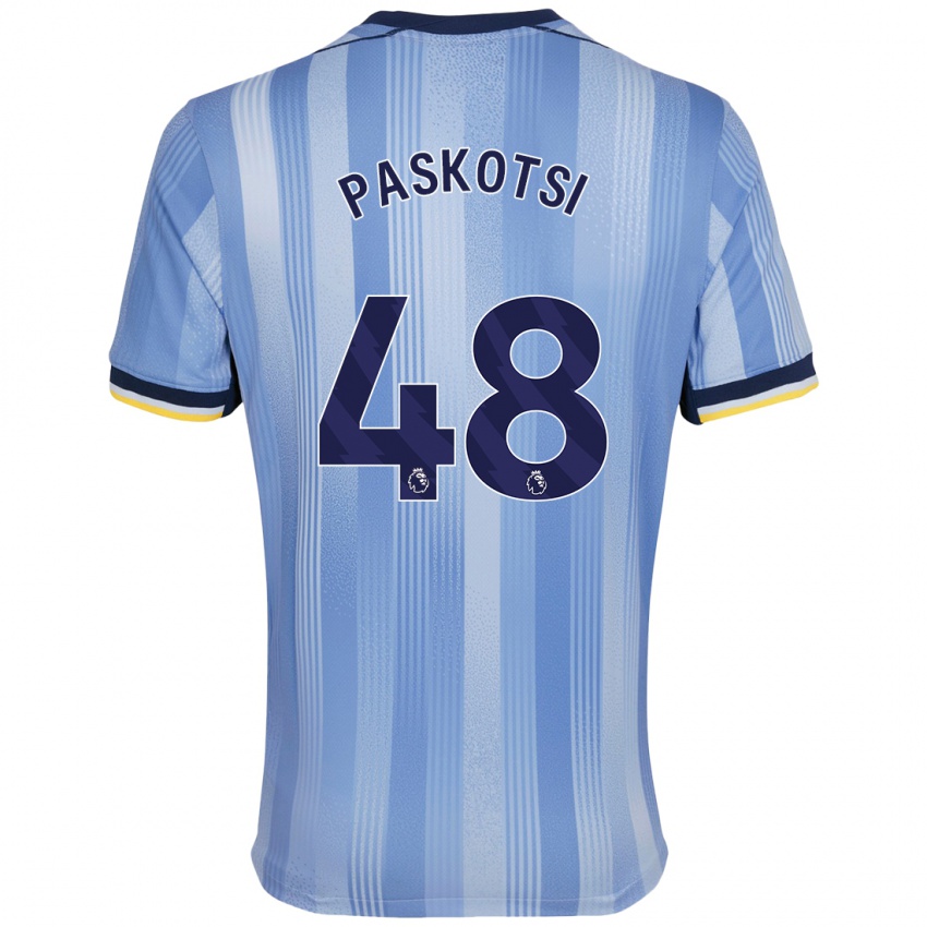 Dames Maksim Paskotsi #48 Lichtblauw Uitshirt Uittenue 2024/25 T-Shirt