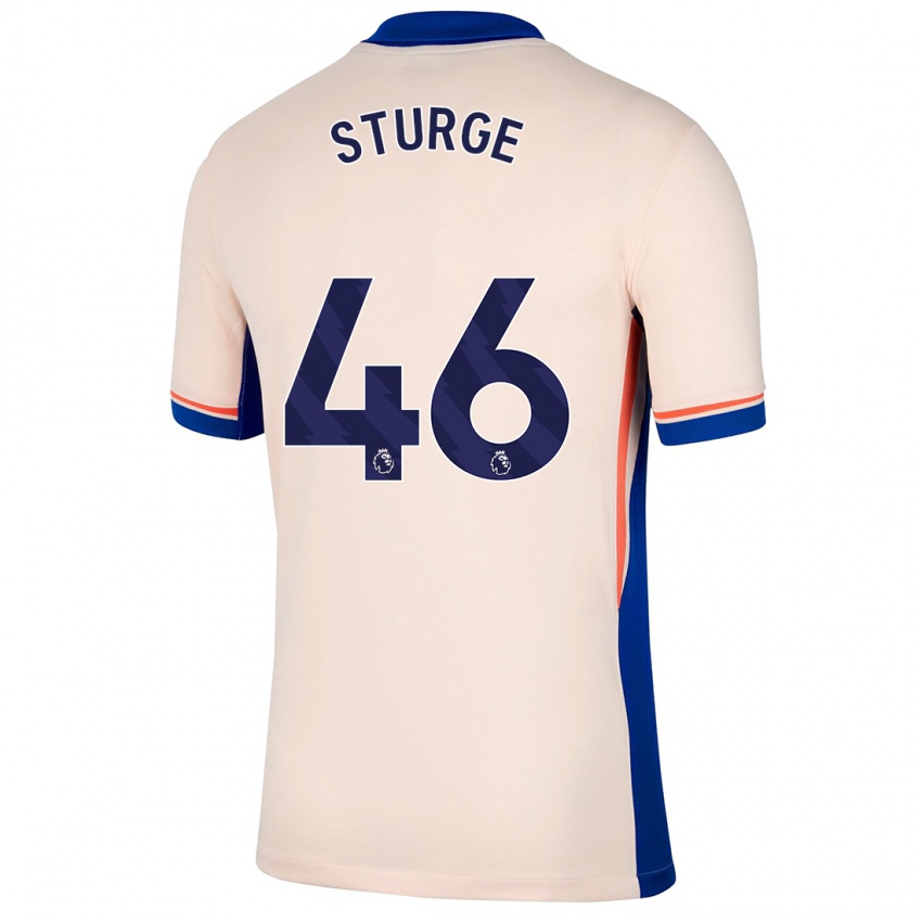 Dames Zak Sturge #46 Lichtbeige Uitshirt Uittenue 2024/25 T-Shirt