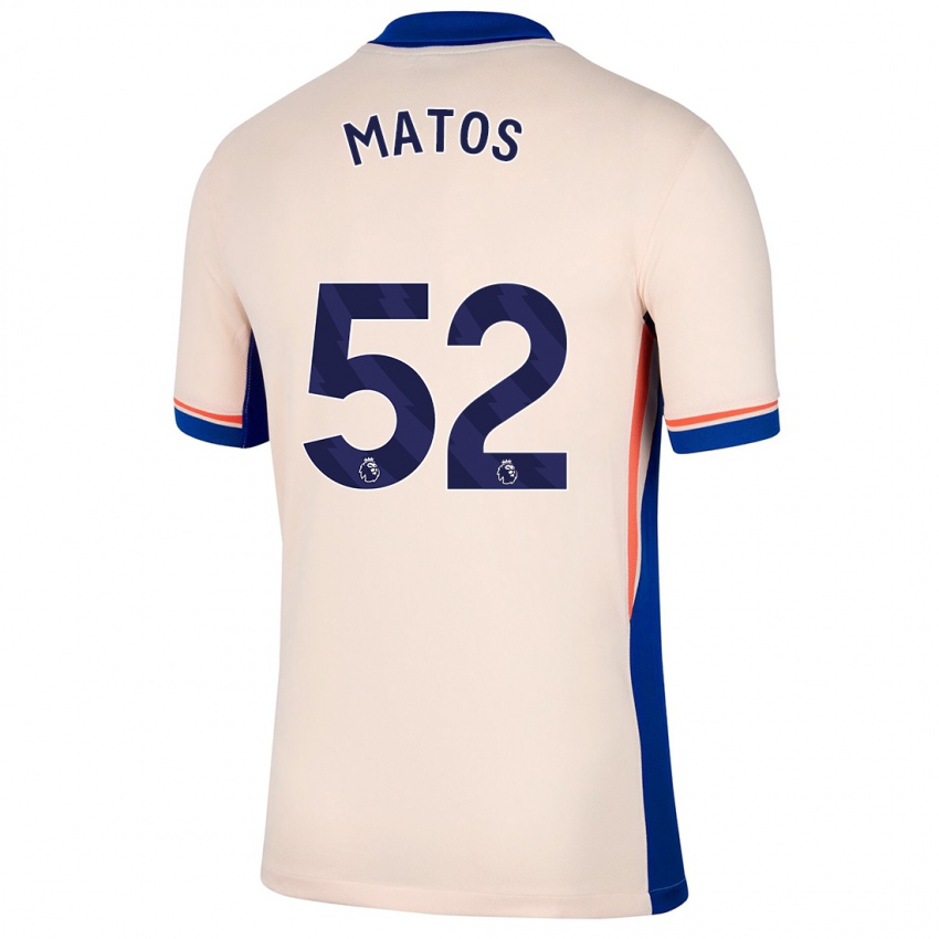 Dames Alex Matos #52 Lichtbeige Uitshirt Uittenue 2024/25 T-Shirt