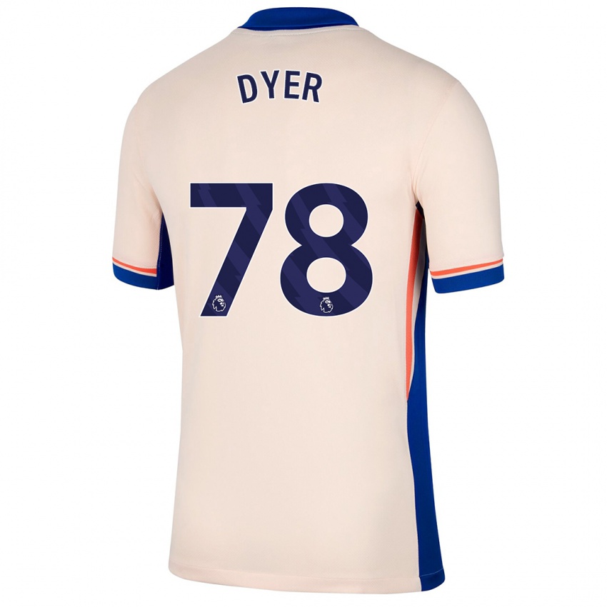 Dames Kiano Dyer #78 Lichtbeige Uitshirt Uittenue 2024/25 T-Shirt