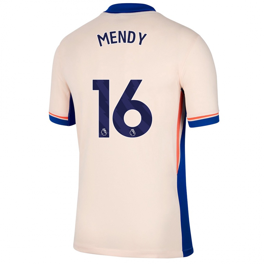 Dames Edouard Mendy #16 Lichtbeige Uitshirt Uittenue 2024/25 T-Shirt