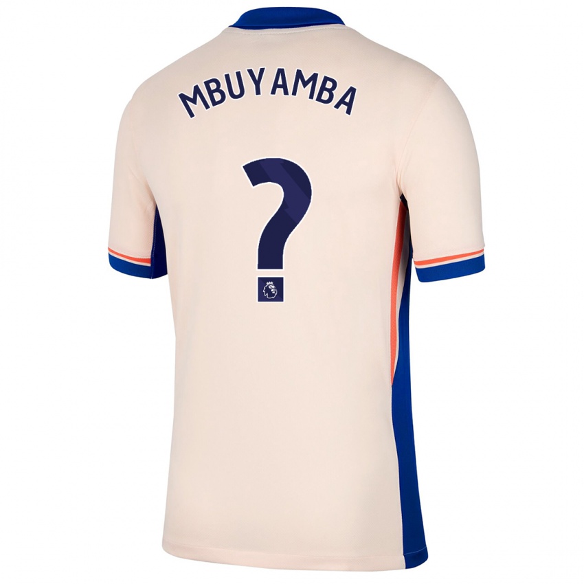 Dames Xavier Mbuyamba #0 Lichtbeige Uitshirt Uittenue 2024/25 T-Shirt