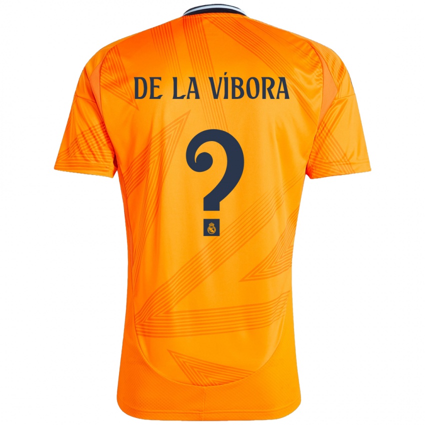 Dames David De La Víbora #0 Oranje Uitshirt Uittenue 2024/25 T-Shirt