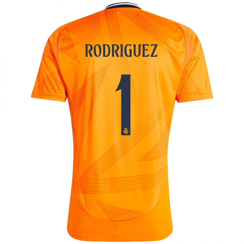 Dames Misa Rodriguez #1 Oranje Uitshirt Uittenue 2024/25 T-Shirt