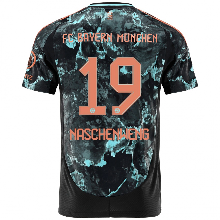 Dames Katharina Naschenweng #19 Zwart Uitshirt Uittenue 2024/25 T-Shirt