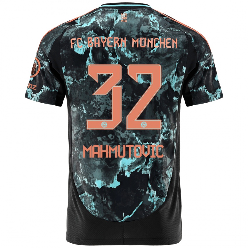 Dames Ena Mahmutovic #32 Zwart Uitshirt Uittenue 2024/25 T-Shirt