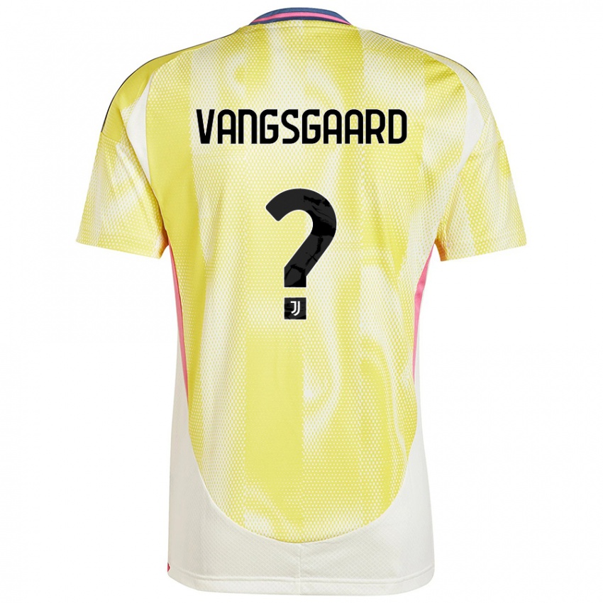 Dames Amalie Vangsgaard #0 Zonnig Geel Uitshirt Uittenue 2024/25 T-Shirt