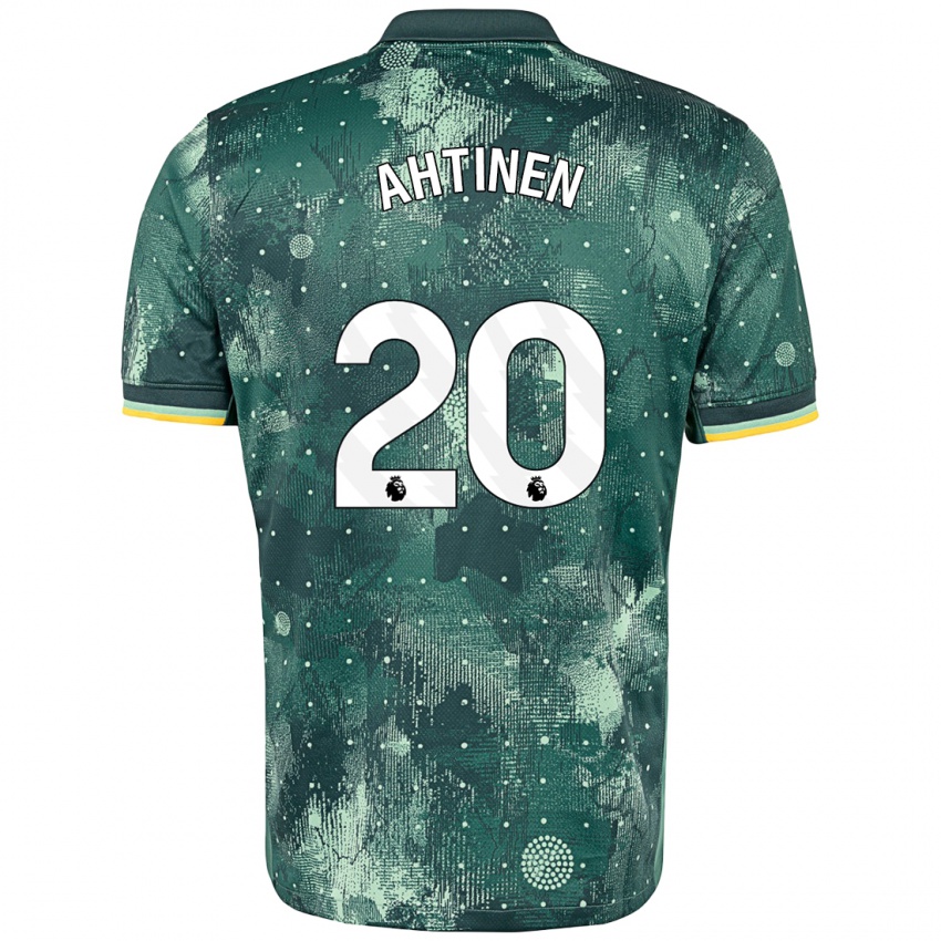 Dames Olga Ahtinen #20 Muntgroen Thuisshirt Derde Tenue 2024/25 T-Shirt