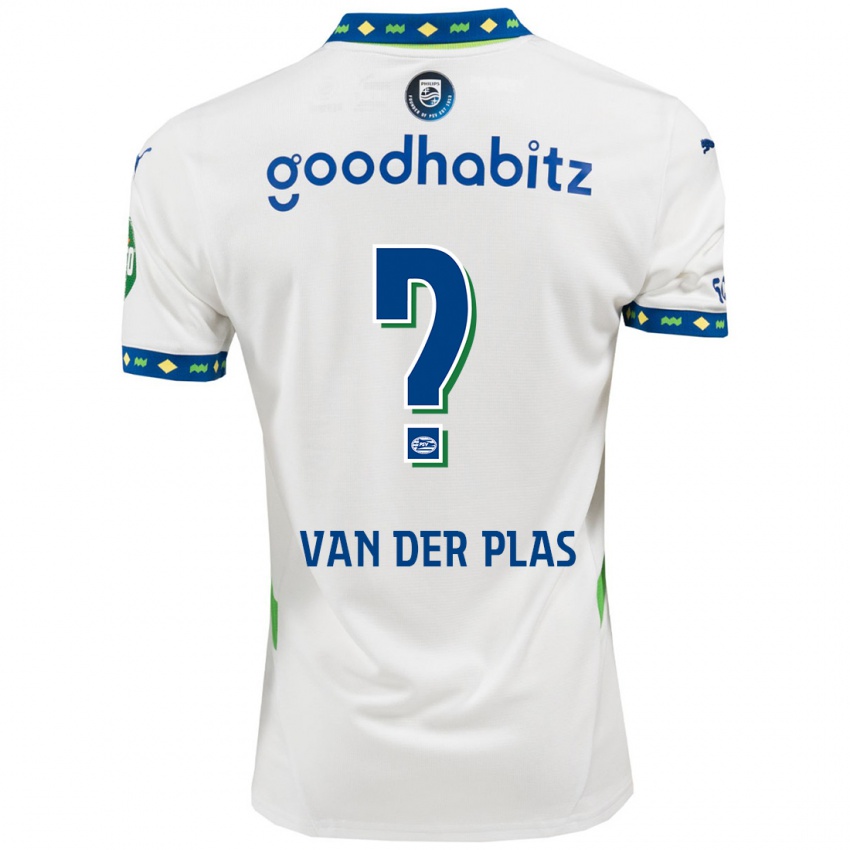 Dames Sven Van Der Plas #0 Wit Donkerblauw Thuisshirt Derde Tenue 2024/25 T-Shirt