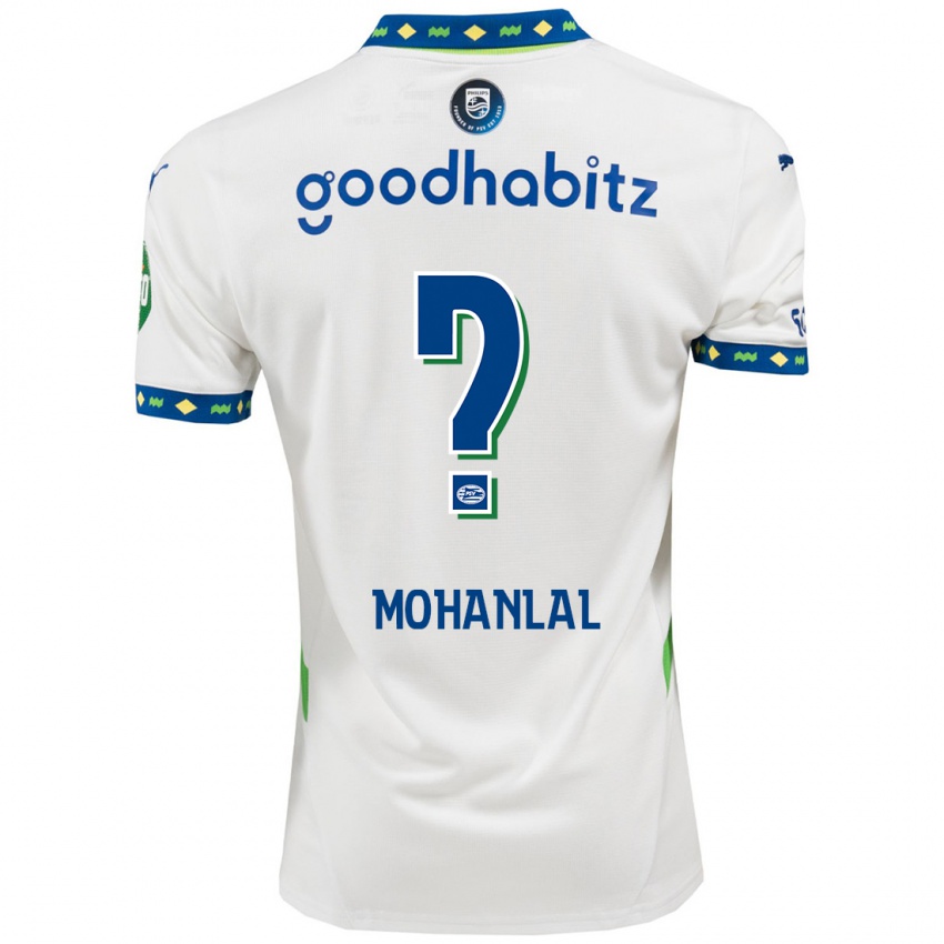 Dames Pawan Mohanlal #0 Wit Donkerblauw Thuisshirt Derde Tenue 2024/25 T-Shirt