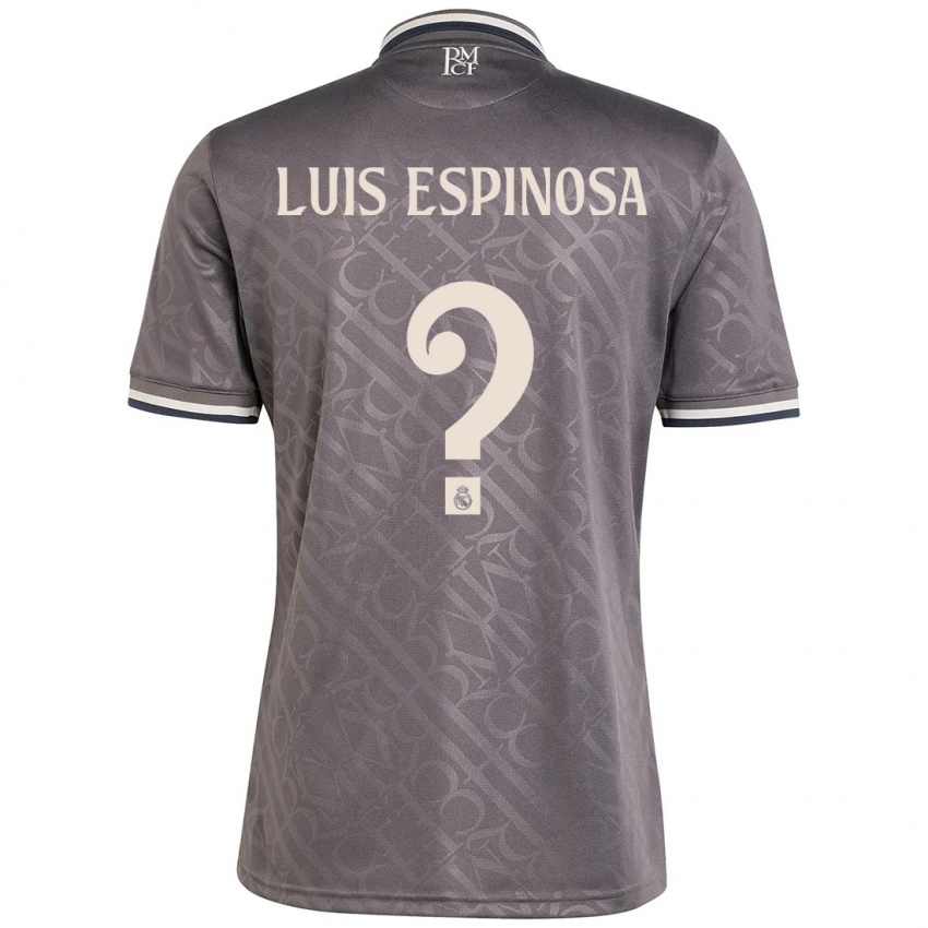 Dames José Luis Espinosa #0 Houtskool Thuisshirt Derde Tenue 2024/25 T-Shirt