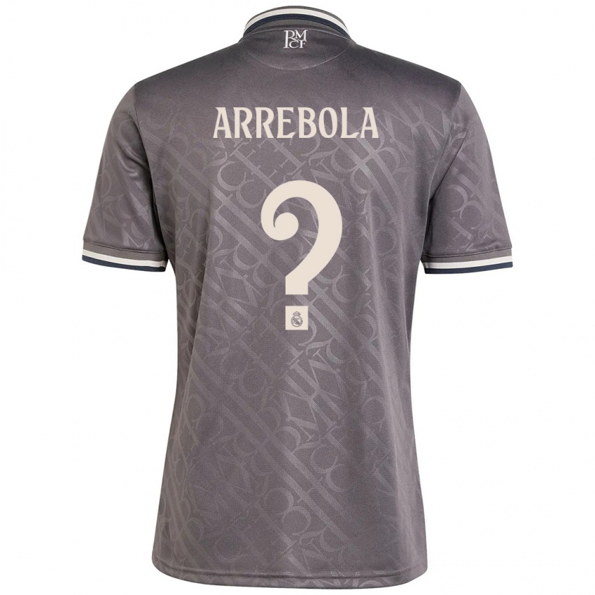 Dames Hugo Arrebola #0 Houtskool Thuisshirt Derde Tenue 2024/25 T-Shirt