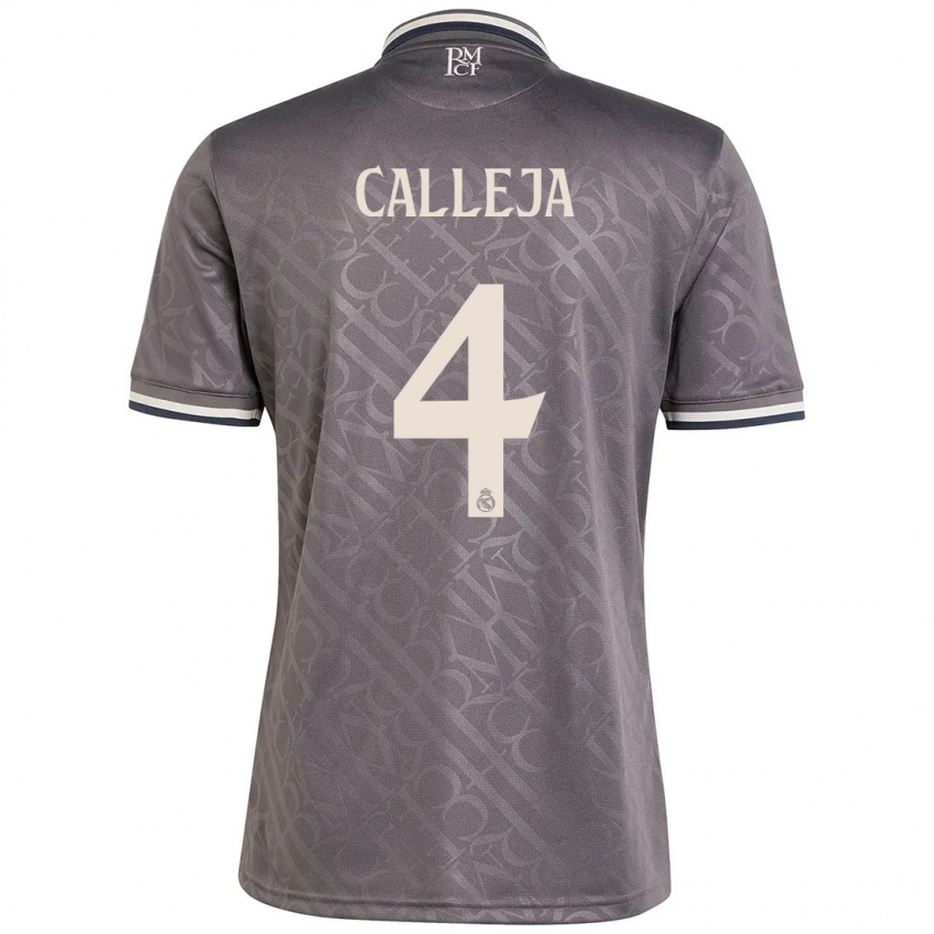 Dames Jaime Calleja #4 Houtskool Thuisshirt Derde Tenue 2024/25 T-Shirt