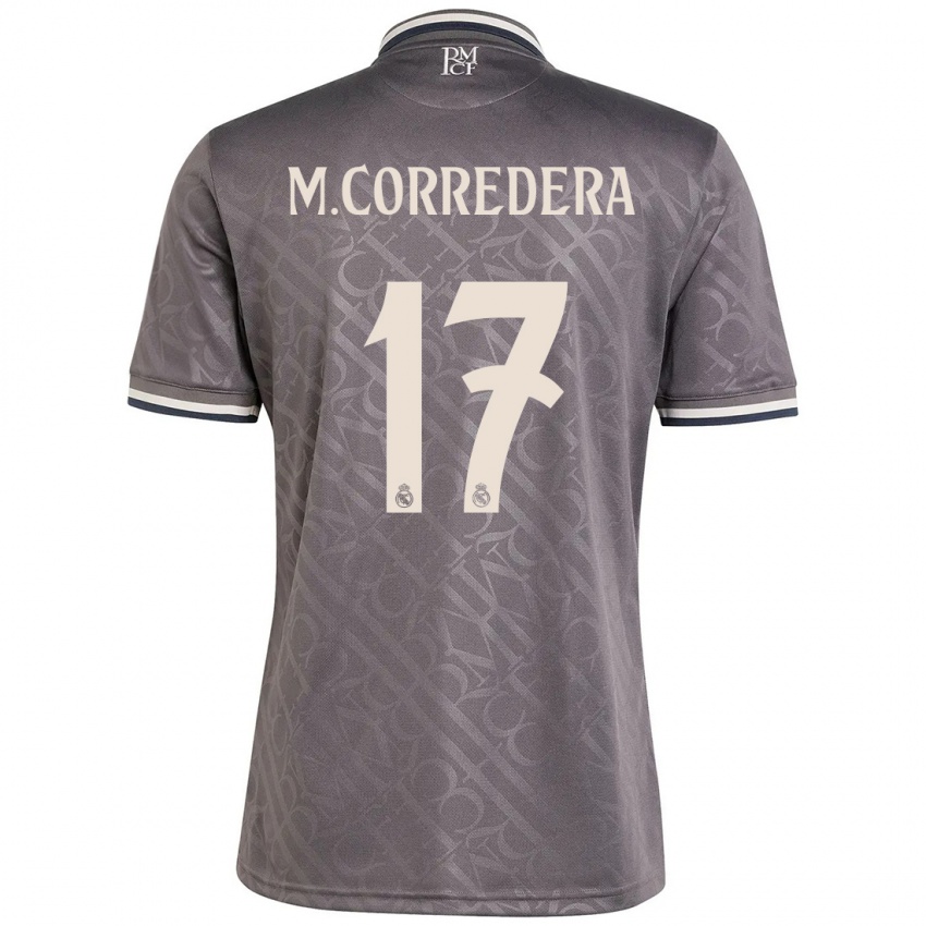 Dames Marta Corredera #17 Houtskool Thuisshirt Derde Tenue 2024/25 T-Shirt