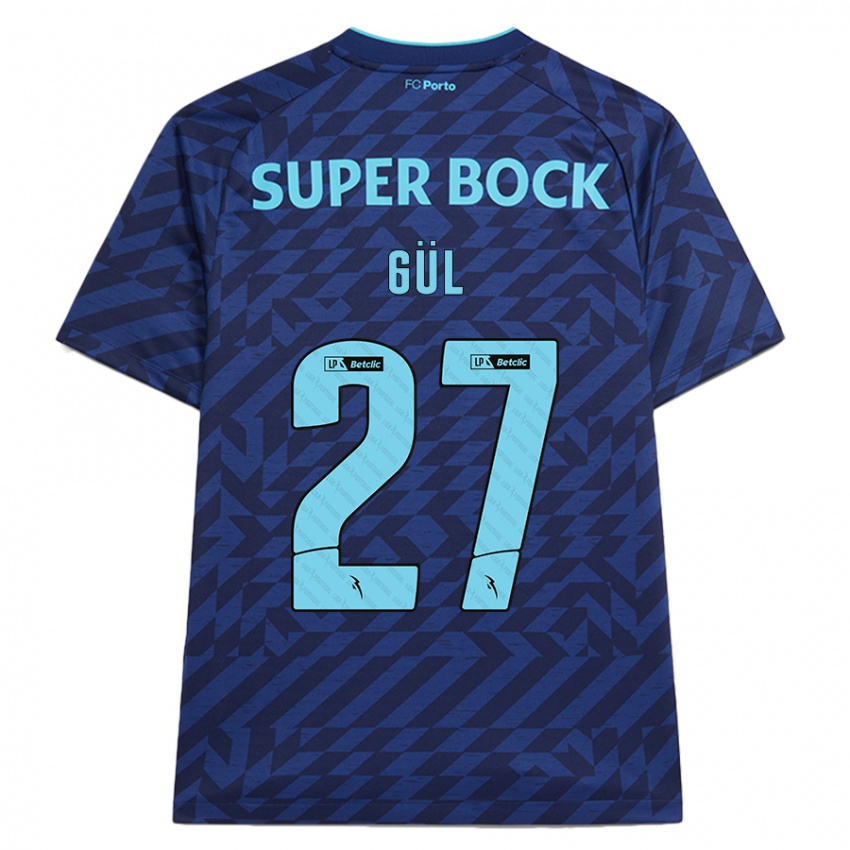 Dames Deniz Gül #27 Marineblauw Thuisshirt Derde Tenue 2024/25 T-Shirt