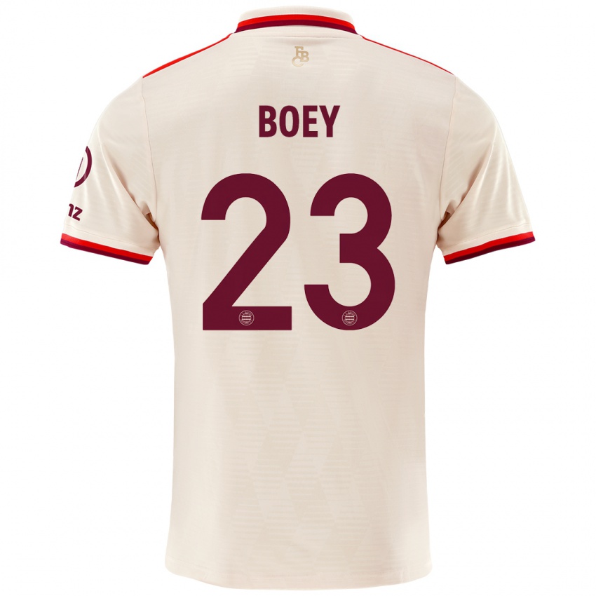 Dames Sacha Boey #23 Linen Thuisshirt Derde Tenue 2024/25 T-Shirt