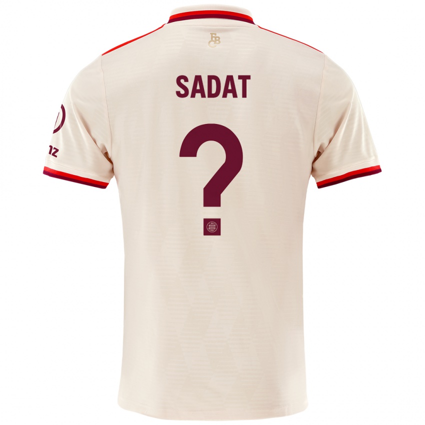 Dames Mudaser Sadat #0 Linen Thuisshirt Derde Tenue 2024/25 T-Shirt