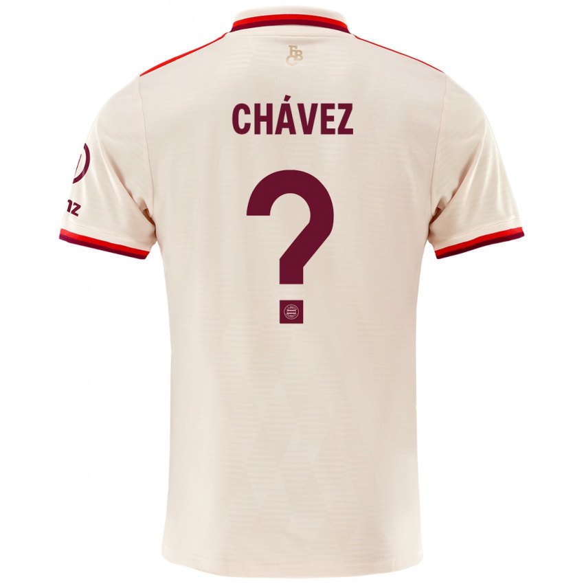 Dames Felipe Chávez #0 Linen Thuisshirt Derde Tenue 2024/25 T-Shirt