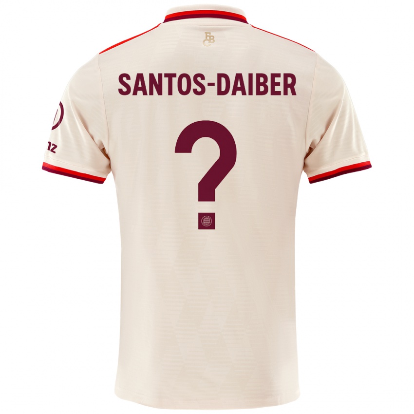 Dames David Santos-Daiber #0 Linen Thuisshirt Derde Tenue 2024/25 T-Shirt