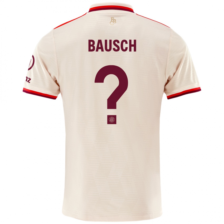 Dames David Bausch #0 Linen Thuisshirt Derde Tenue 2024/25 T-Shirt