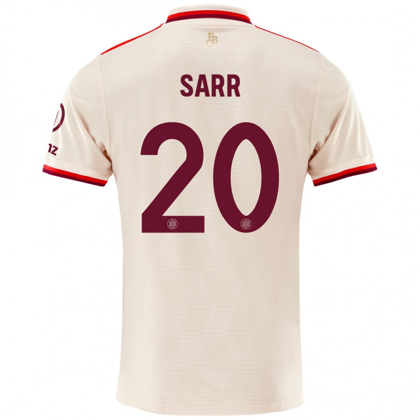 Dames Bouna Sarr #20 Linen Thuisshirt Derde Tenue 2024/25 T-Shirt