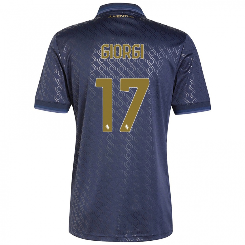 Dames Lorenzo Giorgi #17 Marineblauw Thuisshirt Derde Tenue 2024/25 T-Shirt