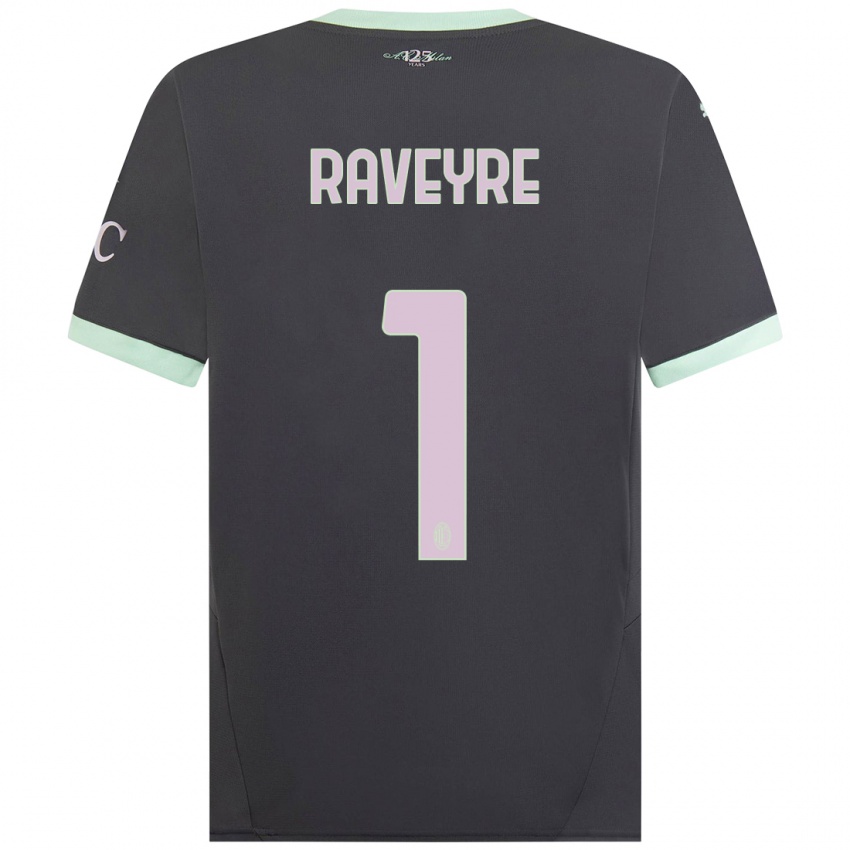 Dames Noah Raveyre #1 Grijs Thuisshirt Derde Tenue 2024/25 T-Shirt