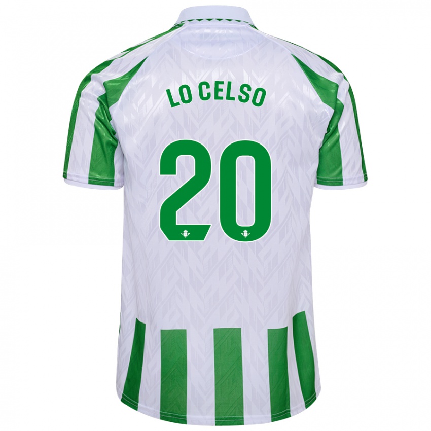 Kinderen Giovani Lo Celso #20 Wit Blauw Thuisshirt Thuistenue 2024/25 T-Shirt