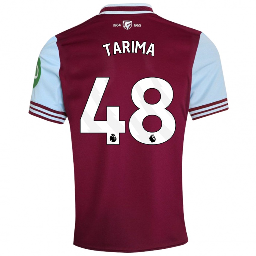 Kinderen Sean Tarima #48 Donkerrood Thuisshirt Thuistenue 2024/25 T-Shirt