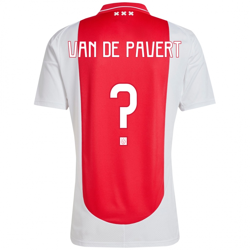 Kinderen Ryan Van De Pavert #0 Rood Wit Thuisshirt Thuistenue 2024/25 T-Shirt