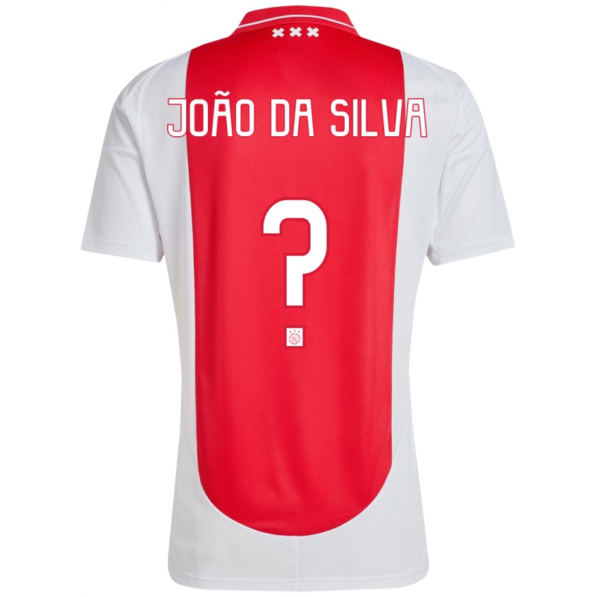 Kinderen Miguel João Da Silva #0 Rood Wit Thuisshirt Thuistenue 2024/25 T-Shirt