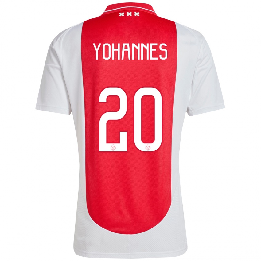 Kinderen Lily Yohannes #20 Rood Wit Thuisshirt Thuistenue 2024/25 T-Shirt