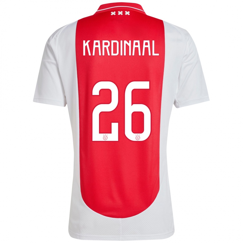 Kinderen Isa Kardinaal #26 Rood Wit Thuisshirt Thuistenue 2024/25 T-Shirt