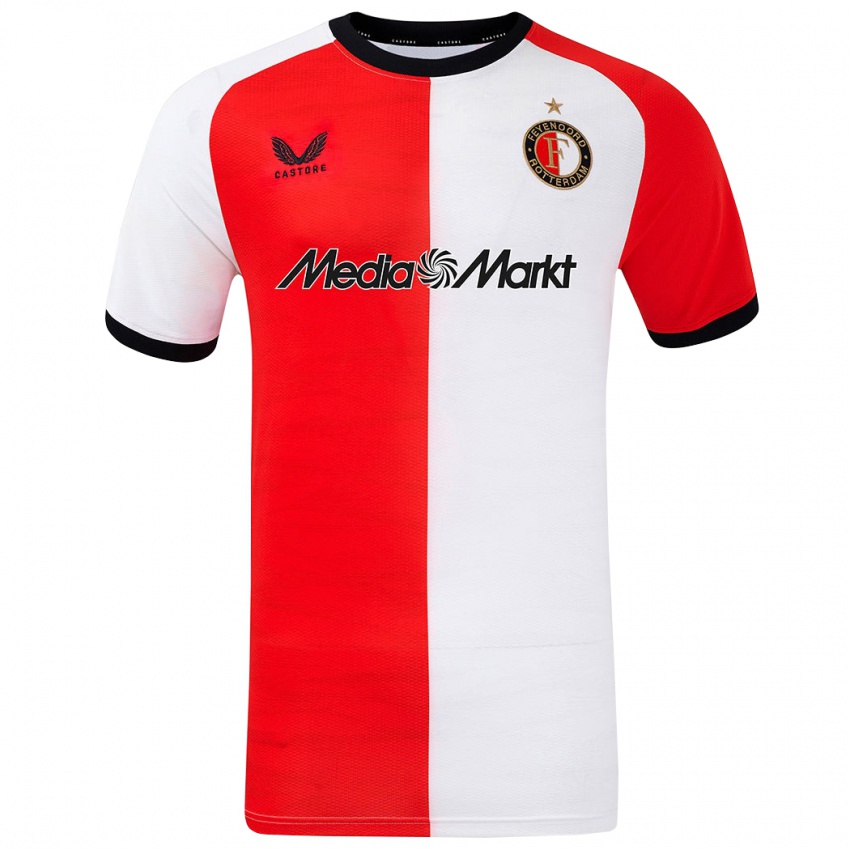 Kinderen Paulo Rudisill #0 Rood Wit Thuisshirt Thuistenue 2024/25 T-Shirt