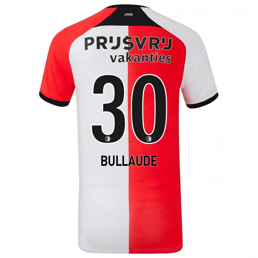 Kinderen Ezequiel Bullaude #30 Rood Wit Thuisshirt Thuistenue 2024/25 T-Shirt