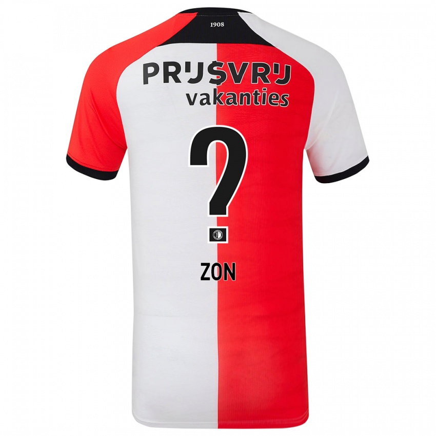 Kinderen Oier Zon #0 Rood Wit Thuisshirt Thuistenue 2024/25 T-Shirt