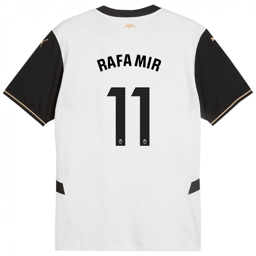 Kinderen Rafa Mir #11 Wit Zwart Thuisshirt Thuistenue 2024/25 T-Shirt