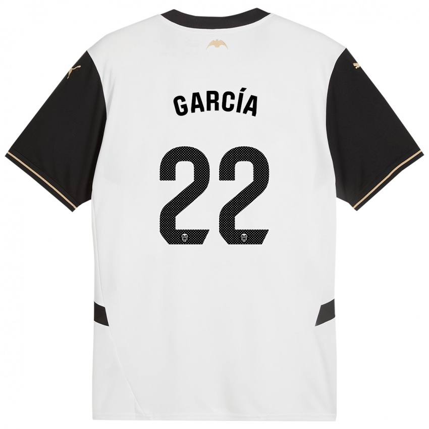 Kinderen Azael García #22 Wit Zwart Thuisshirt Thuistenue 2024/25 T-Shirt