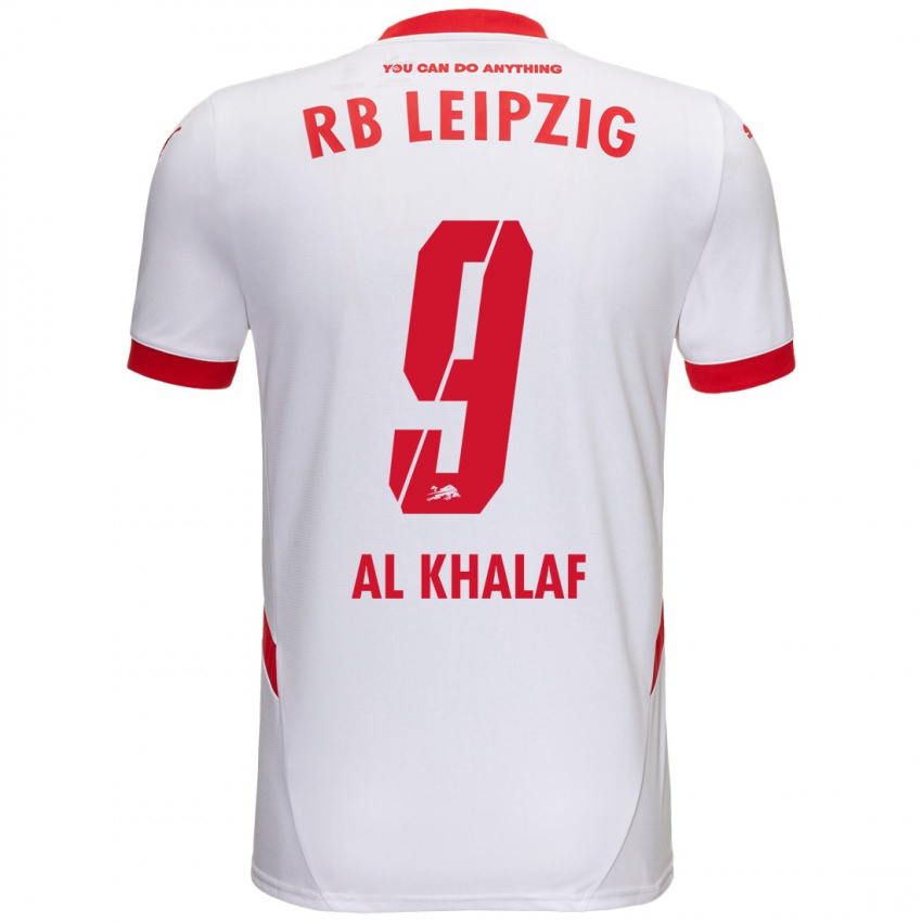 Kinderen Abdul Al Khalaf #9 Wit Rood Thuisshirt Thuistenue 2024/25 T-Shirt