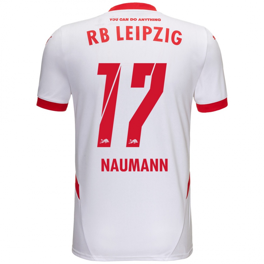 Kinderen Carlos Naumann #17 Wit Rood Thuisshirt Thuistenue 2024/25 T-Shirt